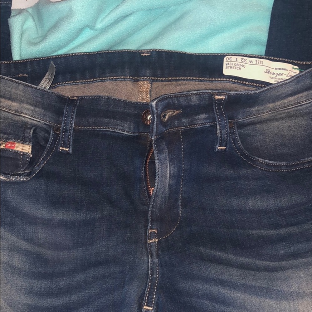 Diesel Skinzee Low Super Low Skinny Jeans
